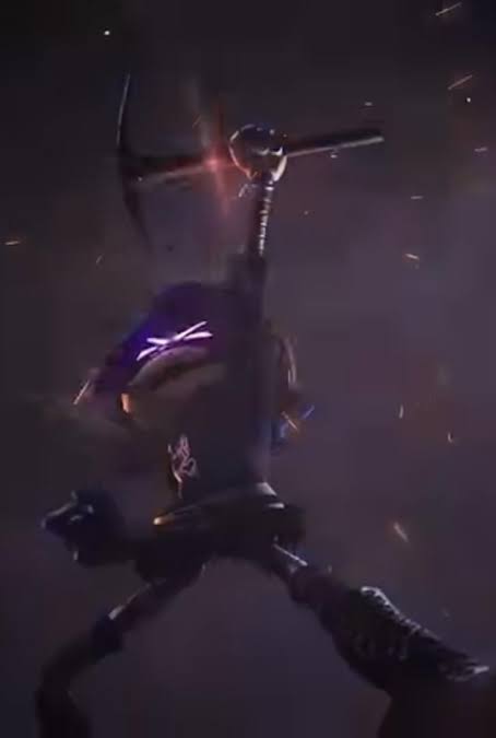 Worker Drone under construction with pickaxe